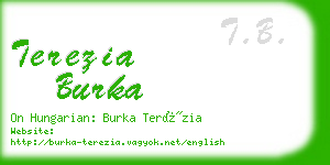 terezia burka business card